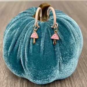 🍄 Cute Pink Mushroom Earrings